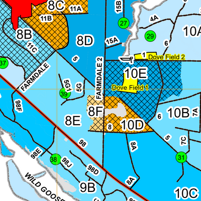 Tyndall AFB 2025-2026 Hunting, Fishing, and Recreation Map Preview 3