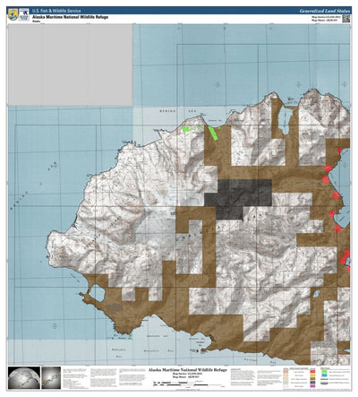 U.S. Fish & Wildlife Service Alaska Maritime NWR (AKM-087 - #87 of 183) digital map