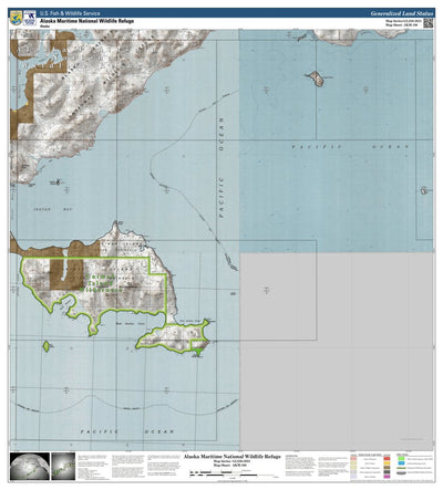 U.S. Fish & Wildlife Service Alaska Maritime NWR (AKM-100 - #100 of 183) digital map