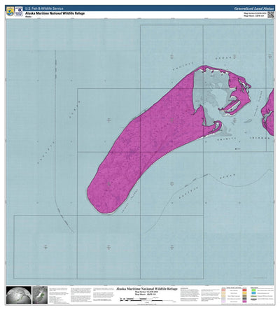 U.S. Fish & Wildlife Service Alaska Maritime NWR (AKM-158 - #158 of 183) digital map