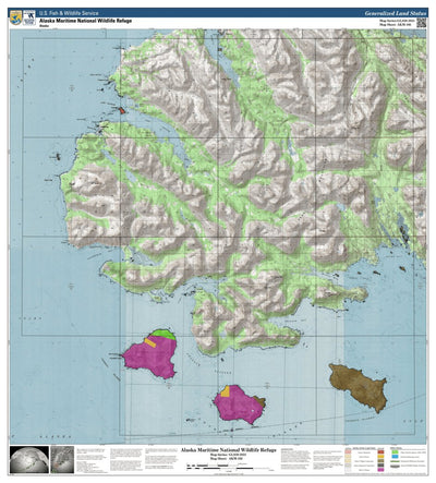U.S. Fish & Wildlife Service Alaska Maritime NWR (AKM-166 - #166 of 183) digital map