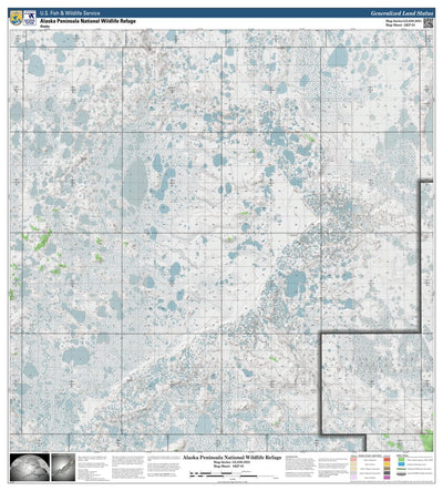 U.S. Fish & Wildlife Service Alaska Peninsula NWR (AKP-01 - #1 of 35) digital map