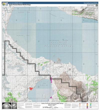 U.S. Fish & Wildlife Service Alaska Peninsula NWR (AKP-02 - #2 of 35) digital map