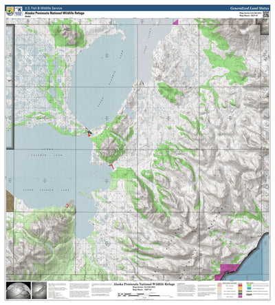 U.S. Fish & Wildlife Service Alaska Peninsula NWR (AKP-04 - #4 of 35) digital map