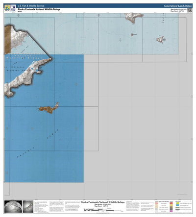 U.S. Fish & Wildlife Service Alaska Peninsula NWR (AKP-19 - #19 of 35) digital map