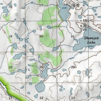 U.S. Fish & Wildlife Service Arctic NWR (ARC-48 - #48 of 73) digital map