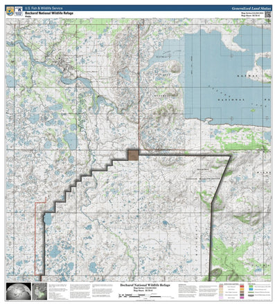 U.S. Fish & Wildlife Service Becharof NWR (BCH-01 - #1 of 8) digital map