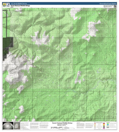 U.S. Fish & Wildlife Service Kanuti NWR (KAN-10 - #10 of 10) digital map