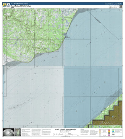 U.S. Fish & Wildlife Service Kenai NWR (KNA-01 - #1 of 13) digital map