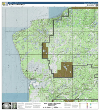 U.S. Fish & Wildlife Service Kenai NWR (KNA-04 - #4 of 13) digital map