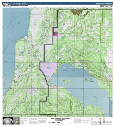 U.S. Fish & Wildlife Service Kenai NWR (KNA-07 - #7 of 13) digital map