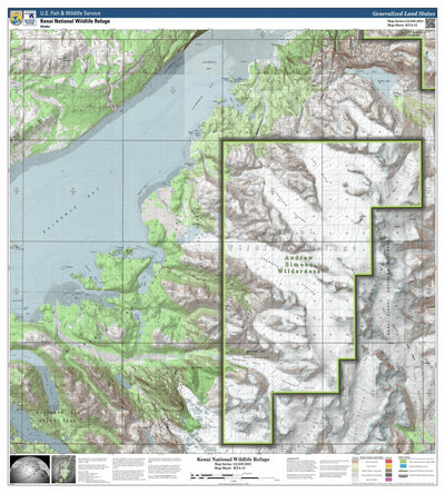 U.S. Fish & Wildlife Service Kenai NWR (KNA-12 - #12 of 13) digital map