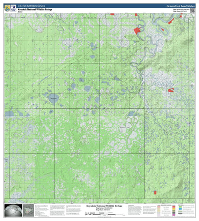 U.S. Fish & Wildlife Service Koyukuk NWR (KUK-18 - #18 of 23) digital map