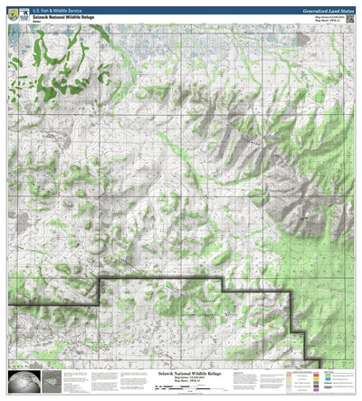 U.S. Fish & Wildlife Service Selawik NWR (SWK-13 - #13 of 20) digital map