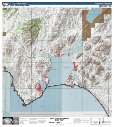 U.S. Fish & Wildlife Service Togiak NWR (TGK-18 - #18 of 24) digital map
