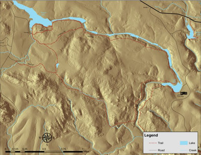 U.S. Fish & Wildlife Service - Wichita Mountains Wildlife Refuge Dog Run Hollow Trail System digital map
