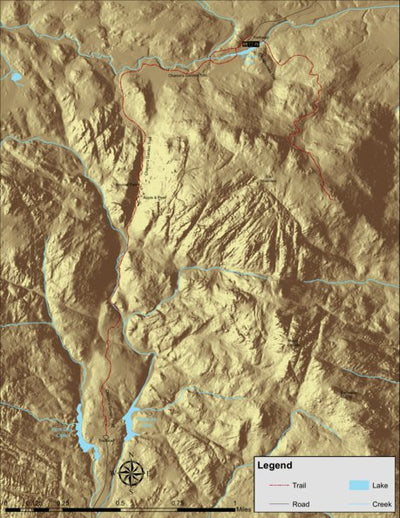 U.S. Fish & Wildlife Service - Wichita Mountains Wildlife Refuge Elk Mountain and Charon's Garden Trail digital map