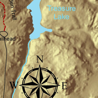 U.S. Fish & Wildlife Service - Wichita Mountains Wildlife Refuge Elk Mountain and Charon's Garden Trail digital map