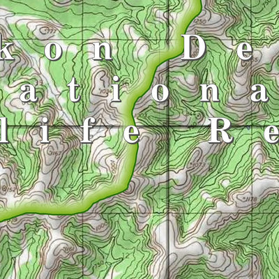 U.S. Fish & Wildlife Service Yukon Delta NWR (YKD-18 - #18 of 93) digital map
