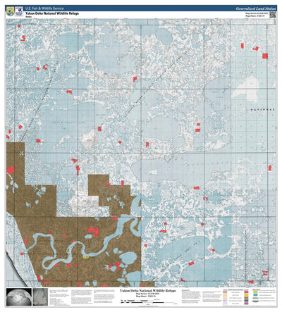 U.S. Fish & Wildlife Service Yukon Delta NWR (YKD-76 - #76 of 93) digital map