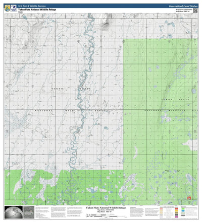 U.S. Fish & Wildlife Service Yukon Flats NWR (YKF-10 - #10 of 48) digital map