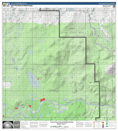 U.S. Fish & Wildlife Service Yukon Flats NWR (YKF-11 - #11 of 48) digital map