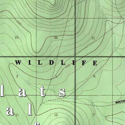 U.S. Fish & Wildlife Service Yukon Flats NWR (YKF-11 - #11 of 48) digital map