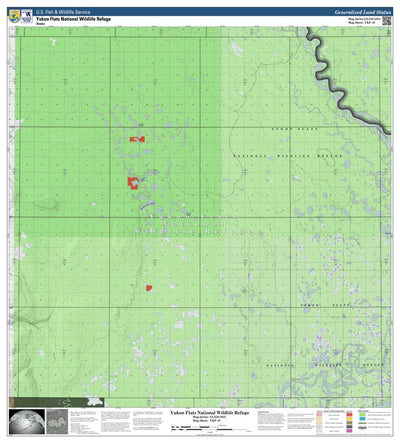 U.S. Fish & Wildlife Service Yukon Flats NWR (YKF-16 - #16 of 48) digital map