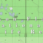 U.S. Fish & Wildlife Service Yukon Flats NWR (YKF-16 - #16 of 48) digital map