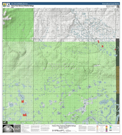 U.S. Fish & Wildlife Service Yukon Flats NWR (YKF-24 - #24 of 48) digital map