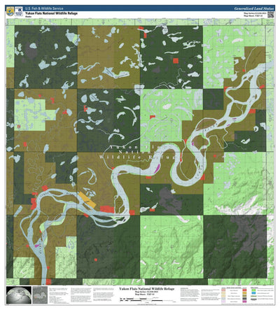 U.S. Fish & Wildlife Service Yukon Flats NWR (YKF-33 - #33 of 48) digital map