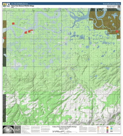 U.S. Fish & Wildlife Service Yukon Flats NWR (YKF-34 - #34 of 48) digital map