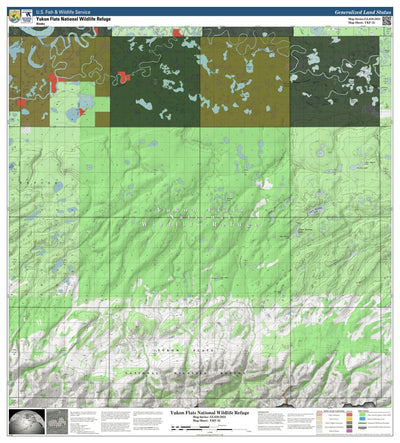 U.S. Fish & Wildlife Service Yukon Flats NWR (YKF-35 - #35 of 48) digital map