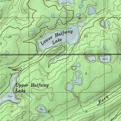 U.S. Fish & Wildlife Service Yukon Flats NWR (YKF-35 - #35 of 48) digital map