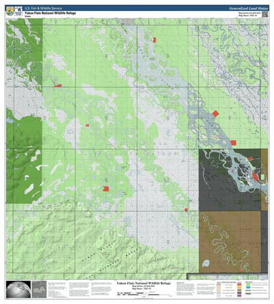 U.S. Fish & Wildlife Service Yukon Flats NWR (YKF-38 - #38 of 48) digital map