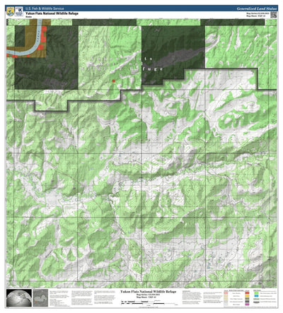 U.S. Fish & Wildlife Service Yukon Flats NWR (YKF-43 - #43 of 48) digital map