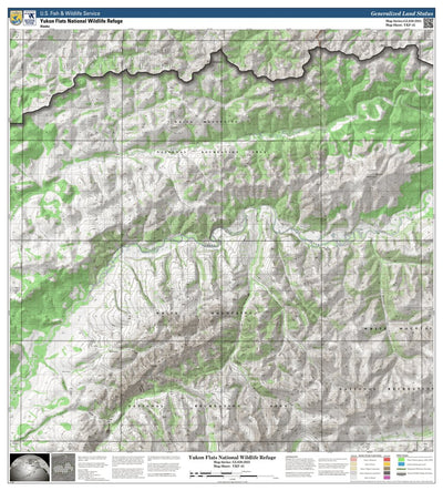 U.S. Fish & Wildlife Service Yukon Flats NWR (YKF-45 - #45 of 48) digital map