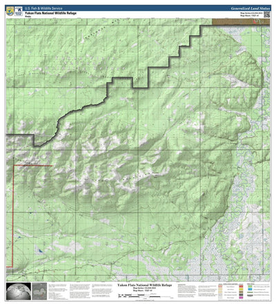 U.S. Fish & Wildlife Service Yukon Flats NWR (YKF-48 - #48 of 48) digital map