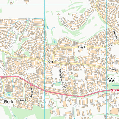 UK Topographic Maps Aberdeen City (NJ80) digital map