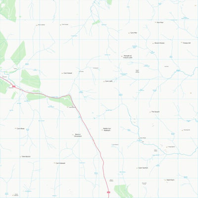 UK Topographic Maps Aberdeenshire (NJ21) digital map