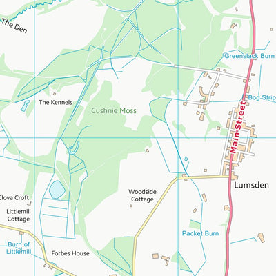 UK Topographic Maps Aberdeenshire (NJ42) digital map