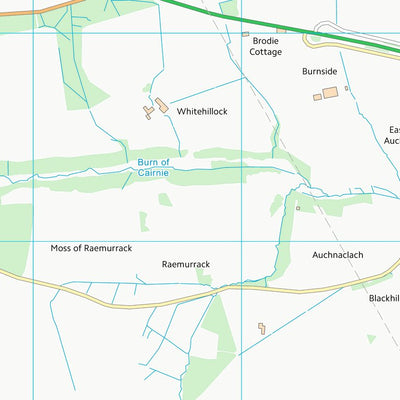 UK Topographic Maps Aberdeenshire (NJ44) digital map