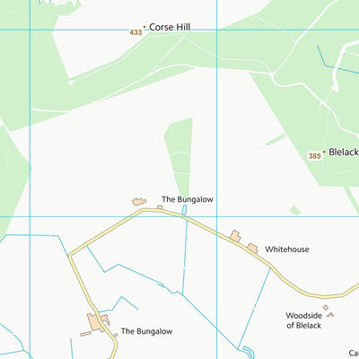 UK Topographic Maps Aberdeenshire (NJ50) digital map