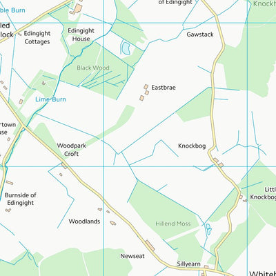 UK Topographic Maps Aberdeenshire (NJ55) digital map