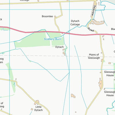 UK Topographic Maps Aberdeenshire (NJ56) digital map