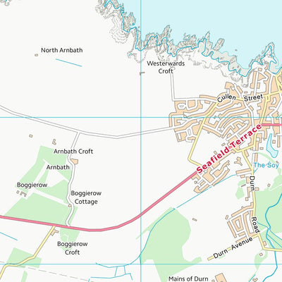UK Topographic Maps Aberdeenshire (NJ56) digital map