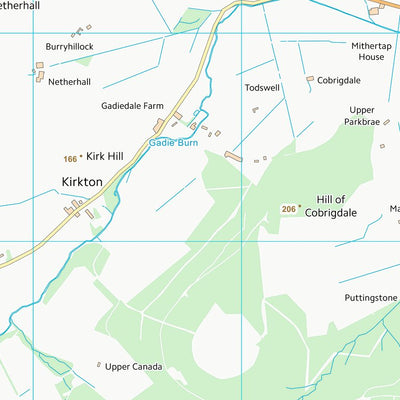UK Topographic Maps Aberdeenshire (NJ62) digital map