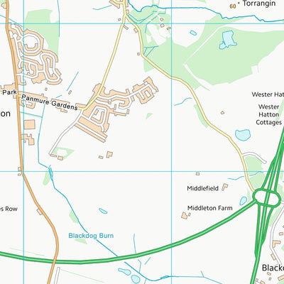 UK Topographic Maps Aberdeenshire (NJ91) digital map