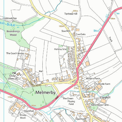 UK Topographic Maps Alston and Fellside Ward 4 (1:10,000) digital map