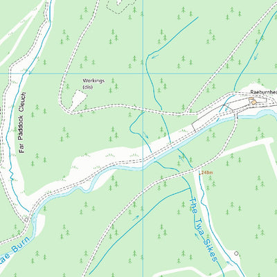 UK Topographic Maps Annandale East and Eskdale Ward 6 (1:10,000) digital map